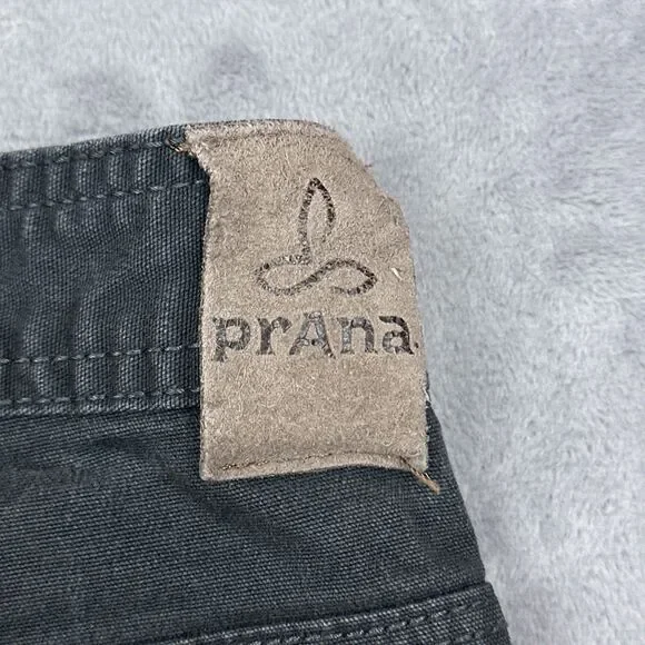 prAna Bronson Shorts Mens Size 32 Charcoal Gray Stretch Outdoor Hiking Gorpcore - Picture 6 of 11